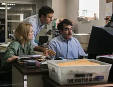 Rachel McAdams, Mark Ruffalo and Brian d'Arcy James of the Spotlight team